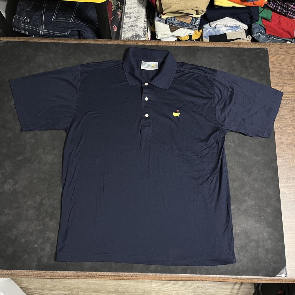 Vintage Masters Polo Shirt Augusta National Mens Large Blue Golf Hong Kong
